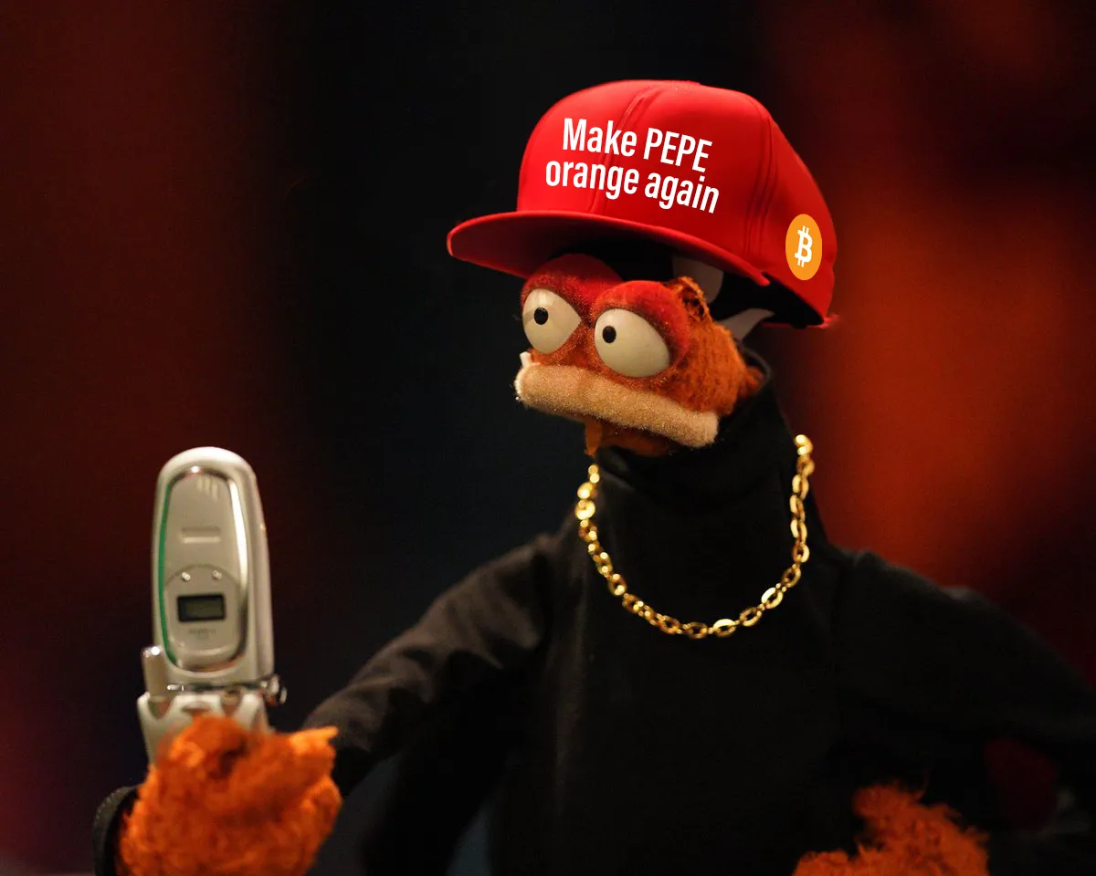 pepe with red cap btc